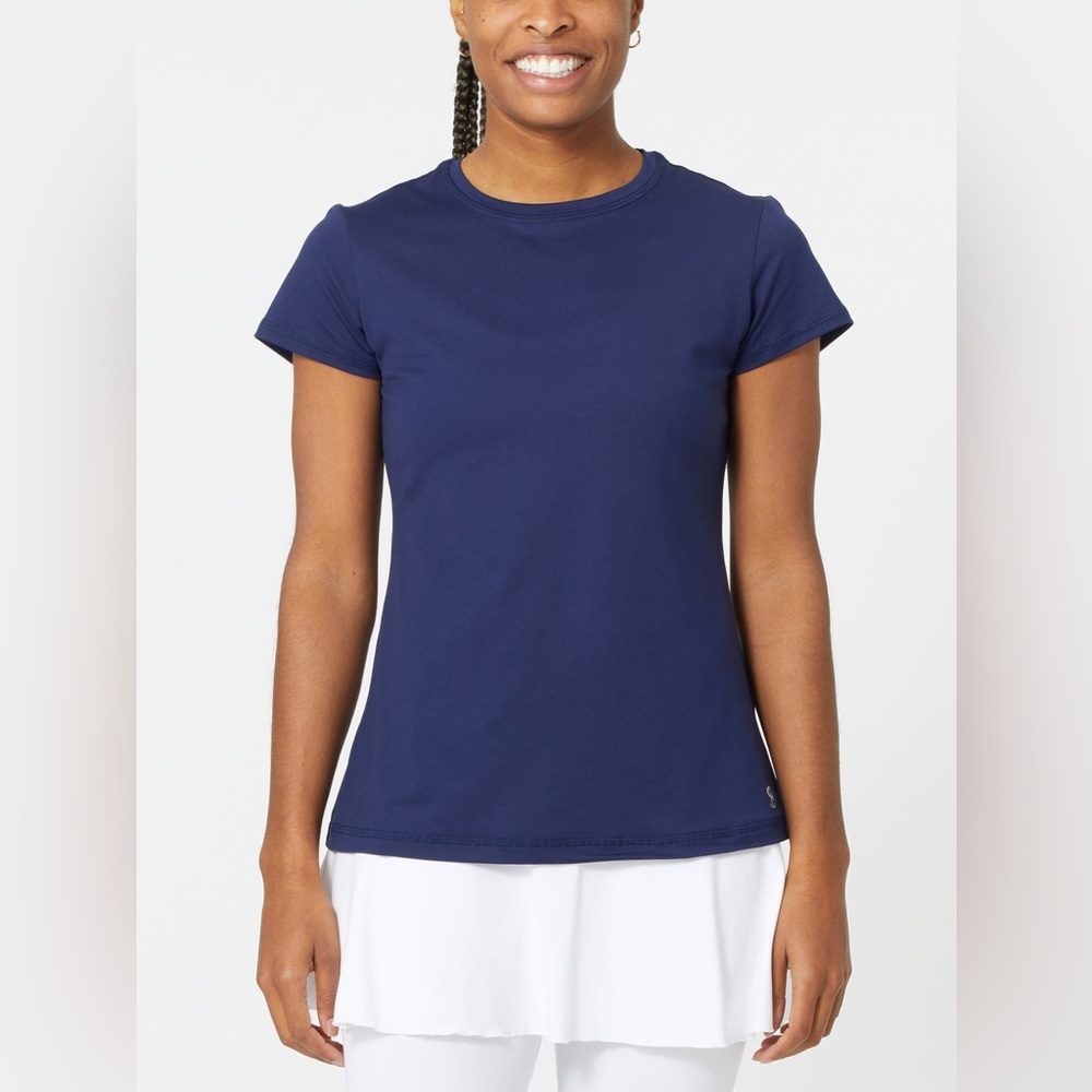 Sofibella Women's UV Cap-Sleeve - Navy